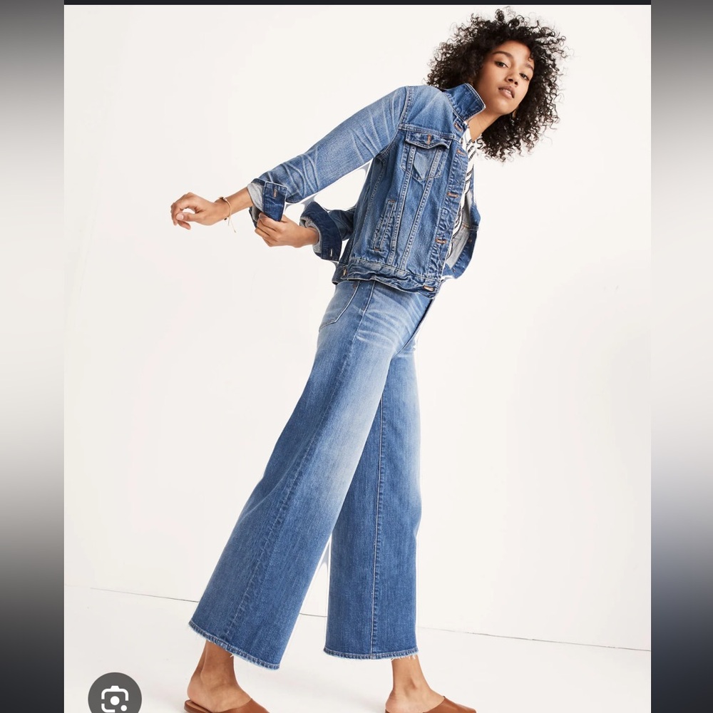 Madewell wide-leg crop size 26